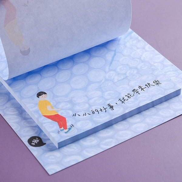 底卡直式便利貼