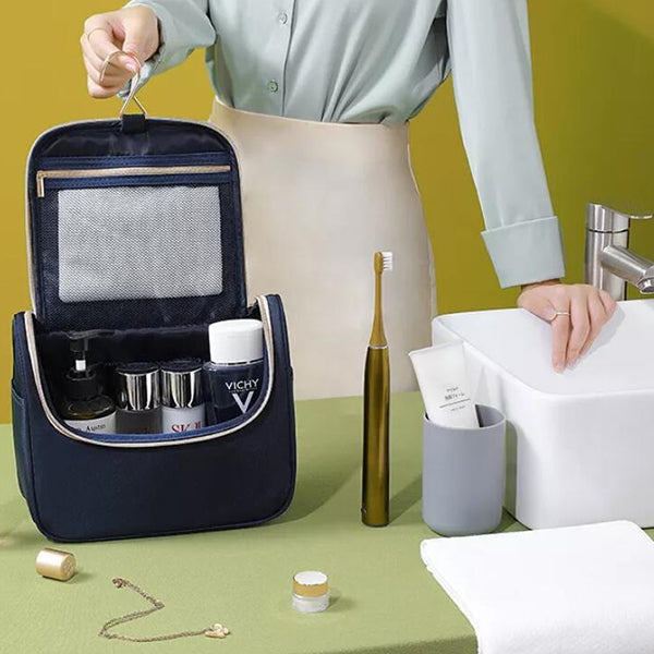 手提可掛式大容量化妝包-可印刷LOGO