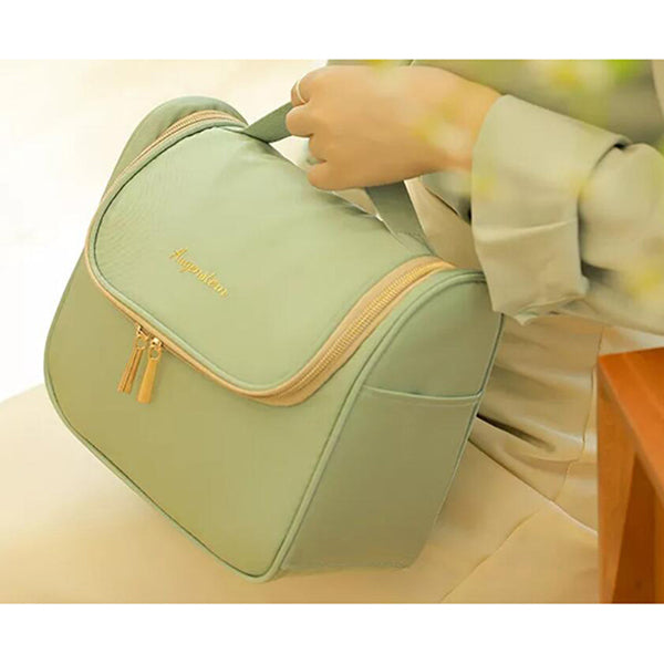 手提可掛式大容量化妝包-可印刷LOGO