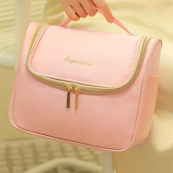 手提可掛式大容量化妝包-可印刷LOGO