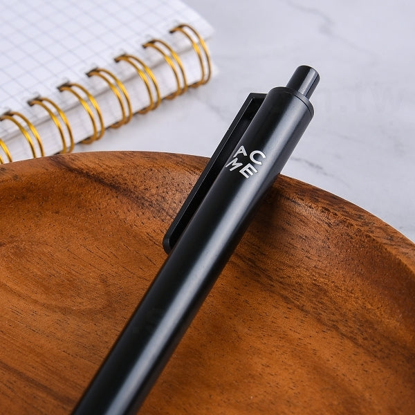 新設計按壓式金屬廣告單色筆