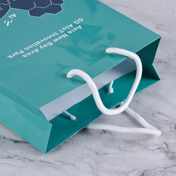 150P雙銅紙袋-22x32x8cm-彩色印刷-單面亮膜手提袋-工研院