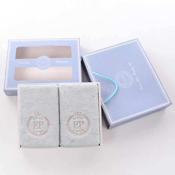 可刺繡珊瑚絨毛巾禮盒