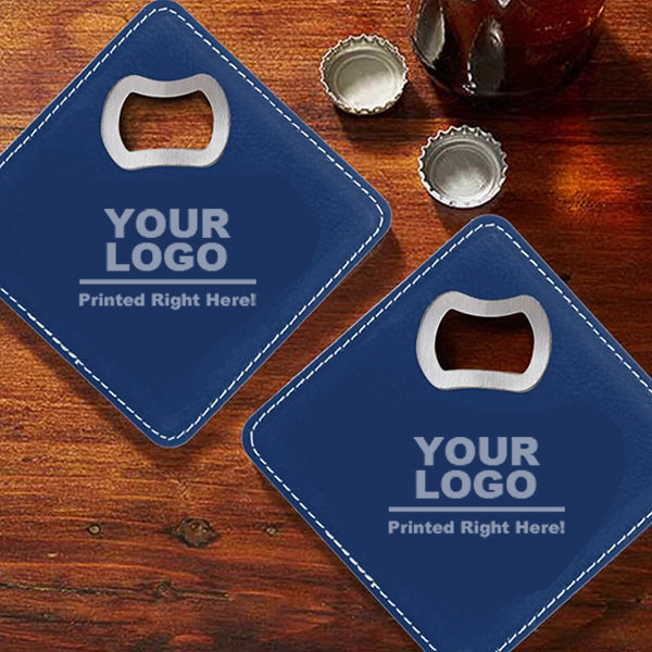 方形皮革開瓶器