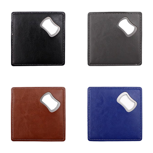 方形皮革開瓶器