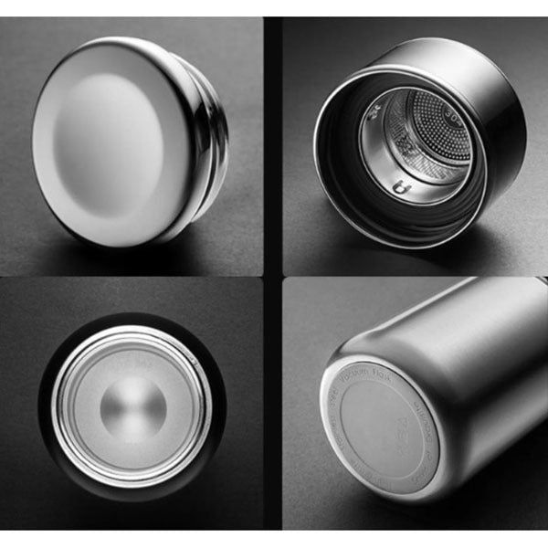 304不鏽鋼茶水分離保溫杯430ml