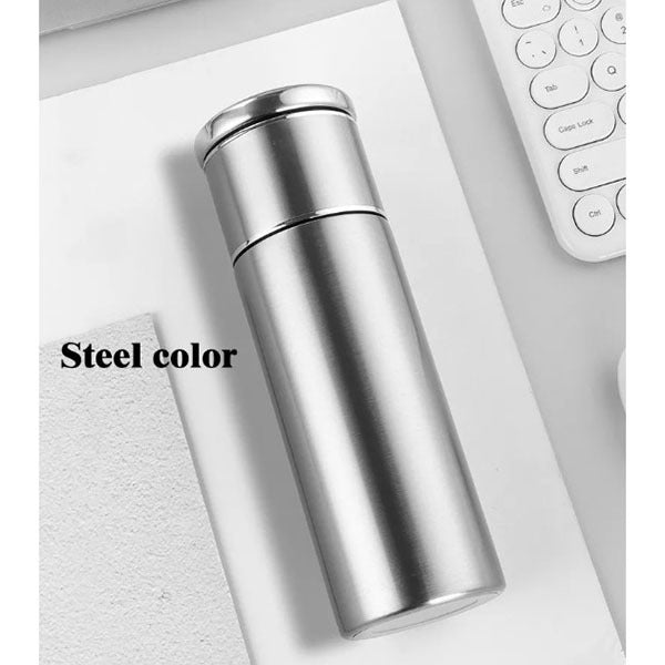 304不鏽鋼茶水分離保溫杯430ml