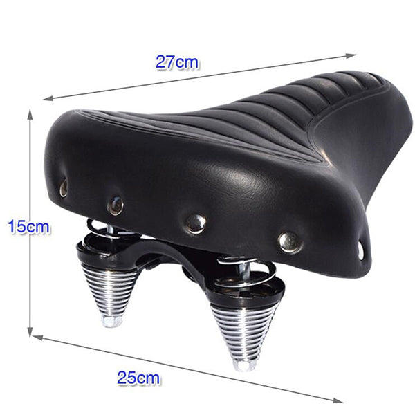 加寬舒適鉚釘設計款自行車坐墊