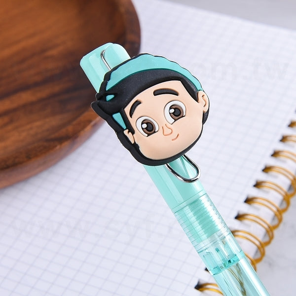 開蓋式塑料中性筆