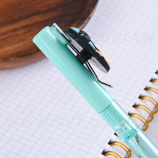 開蓋式塑料中性筆