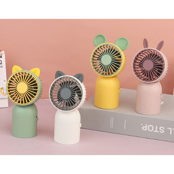 迷你可愛動物USB充電小風扇