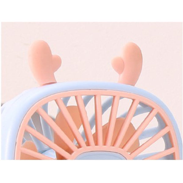 馬卡龍色療癒系USB充電小風扇-可印LOGO