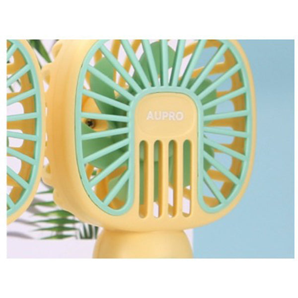 馬卡龍色療癒系USB充電小風扇-可印LOGO