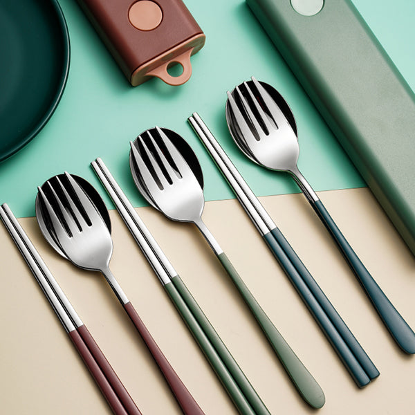 304不鏽鋼餐具3件組