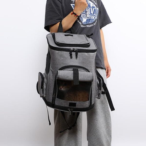 折疊寵物雙肩後背包