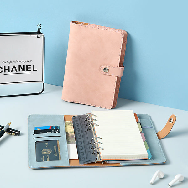 A6軟PU皮活頁筆記本