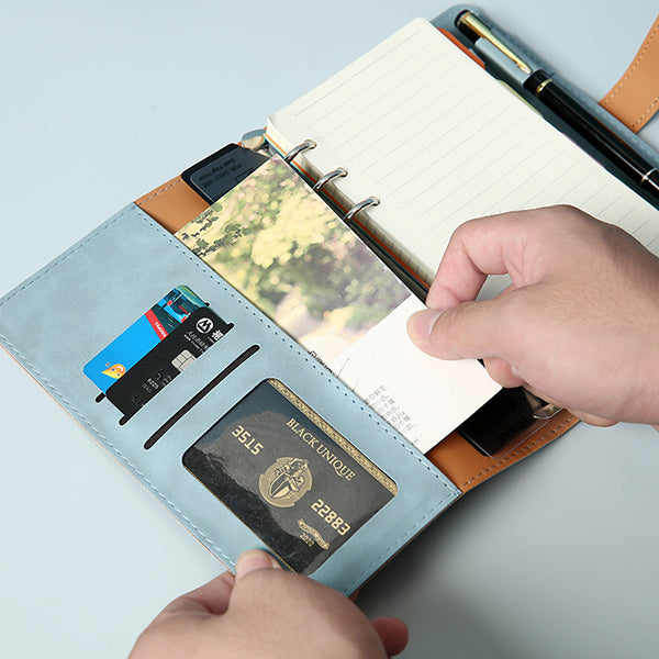 A6軟PU皮活頁筆記本