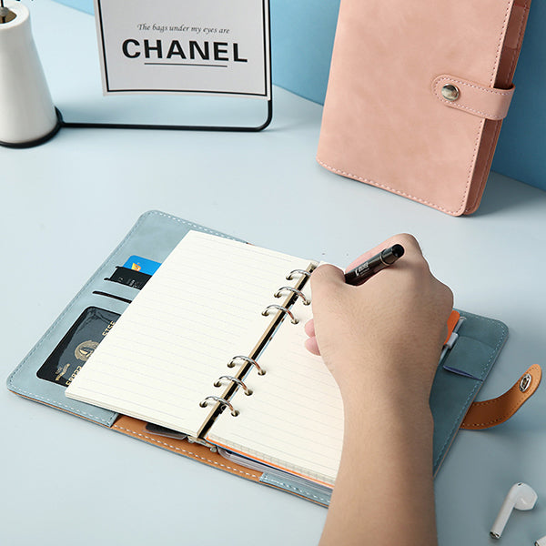 A6軟PU皮活頁筆記本