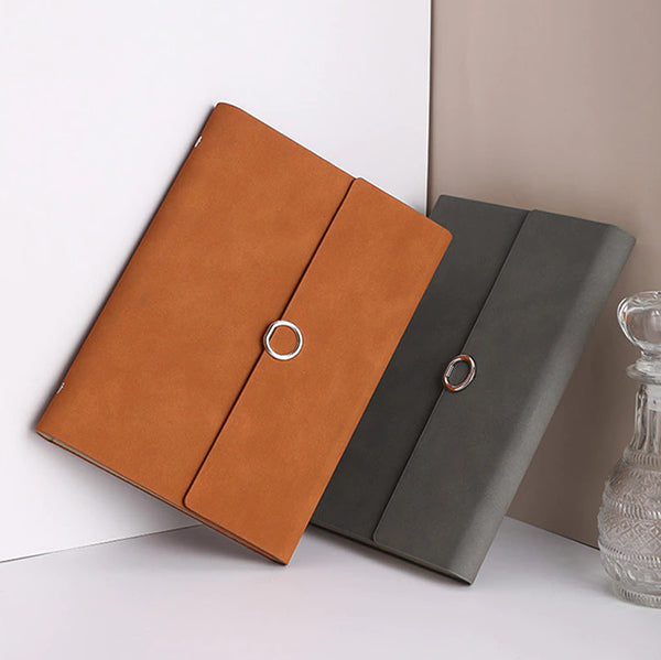 A5三折式 PU皮工商日誌