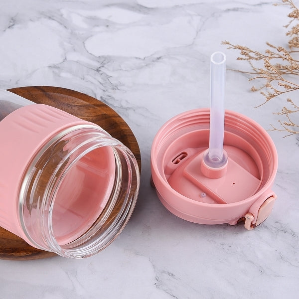 400ml單層彈蓋吸管杯