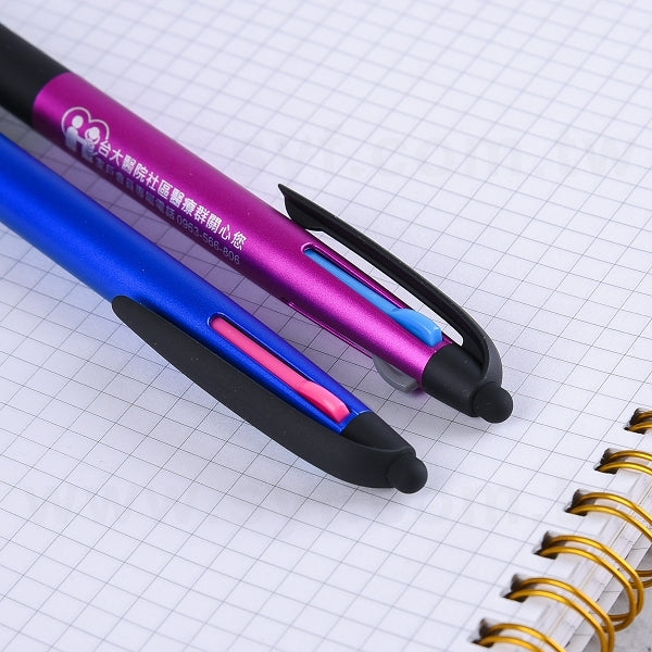 觸控筆-多功能兩用觸控三色筆(同52GA-0022)