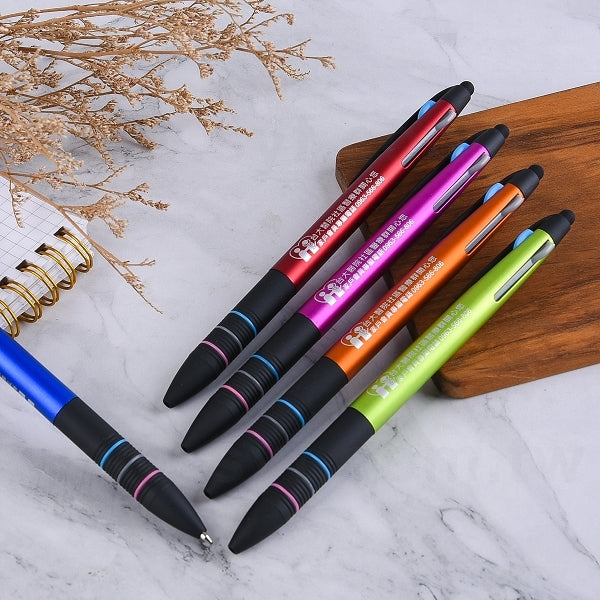 觸控筆-多功能兩用觸控三色筆(同52GA-0022)