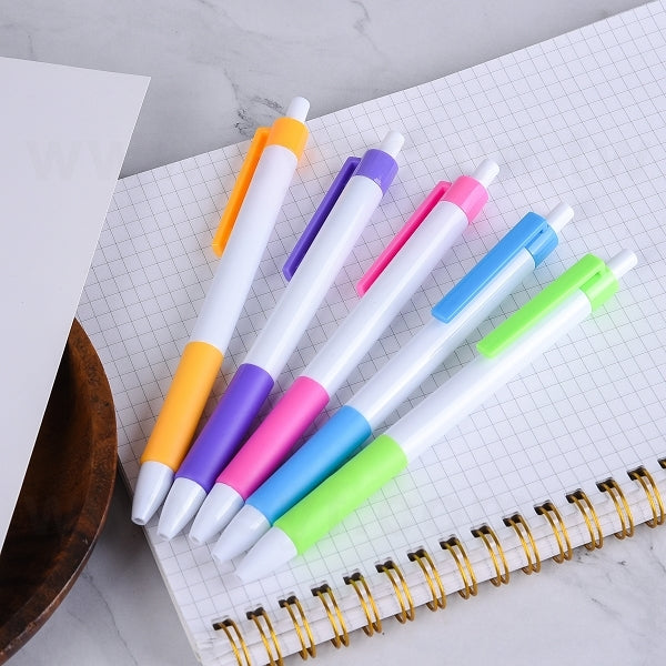 白管彩色膠套原子筆