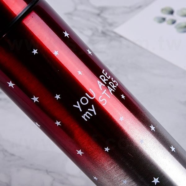 500ml漸變色不繡鋼保溫杯