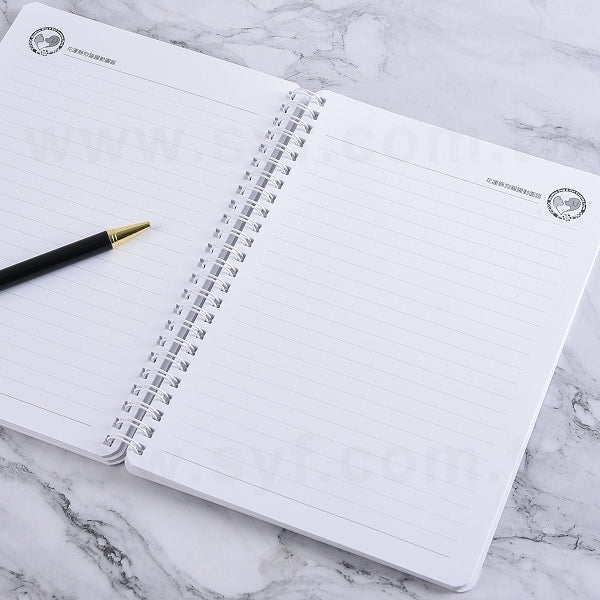 A5銅西卡彩色印刷環裝筆記本