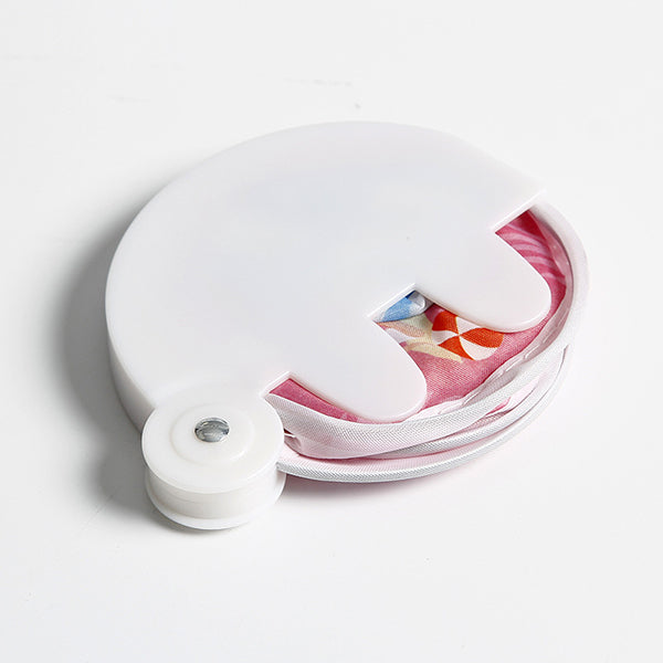 尼龍口袋折疊飛盤扇(兔兔手柄款)-直徑20cm-附收納袋