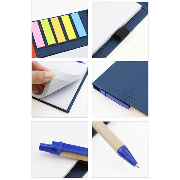 二折式硬板便條紙套組