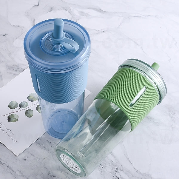 710ml旋轉式杯蓋吸管杯