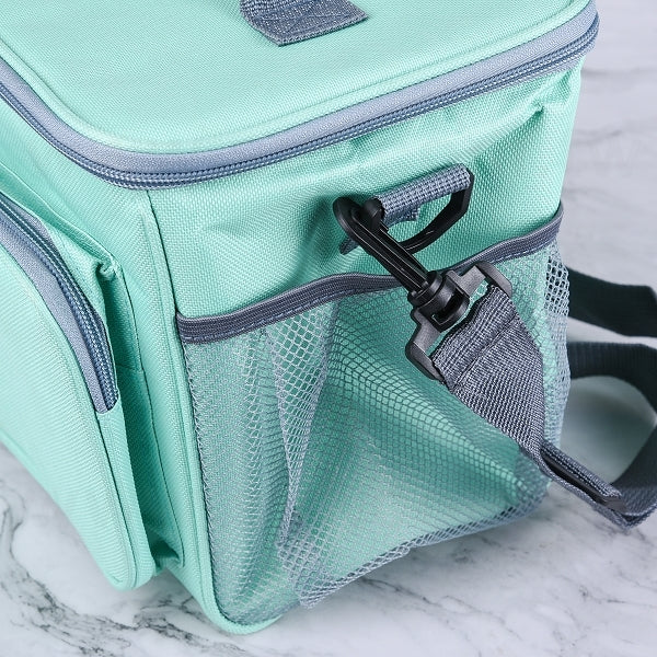 牛津布保冷袋掀蓋拉鍊款式