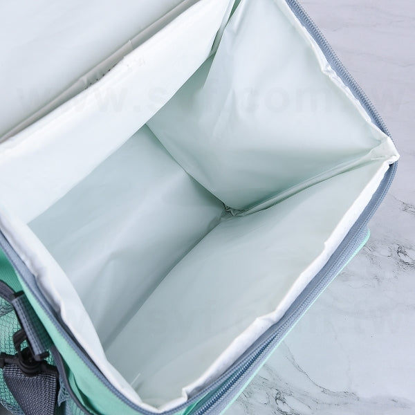 牛津布保冷袋掀蓋拉鍊款式