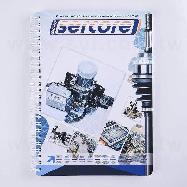 A5銅西卡彩色印刷環裝筆記本