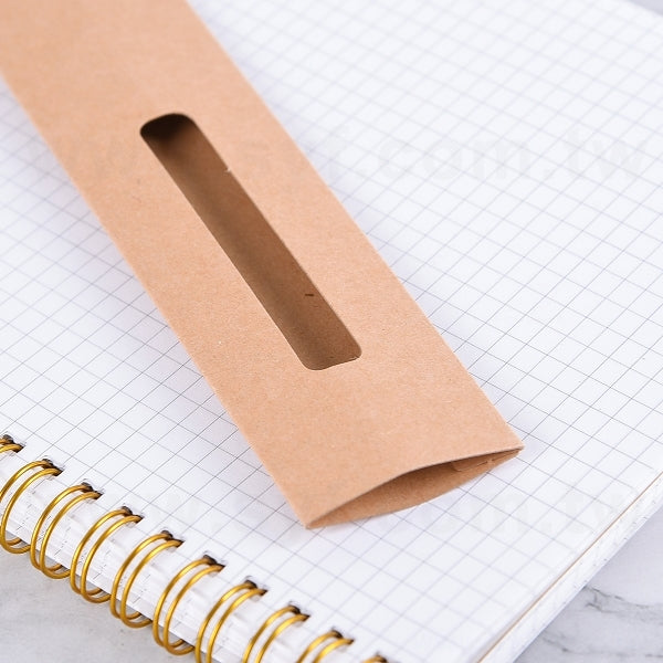 牛皮開窗款筆盒