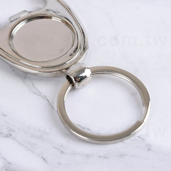 楕圓形鑰匙圈金屬開瓶器