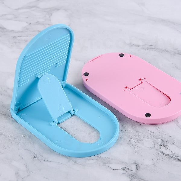 橢圓形塑料防滑摺疊手機架