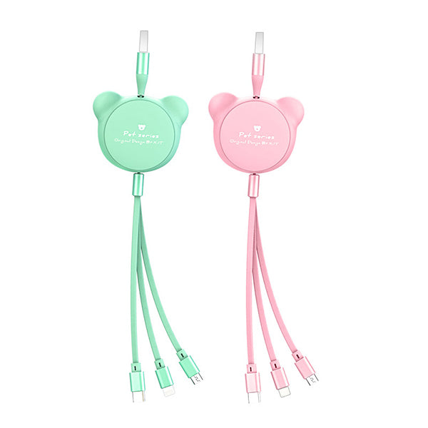 伸縮傳輸充電線