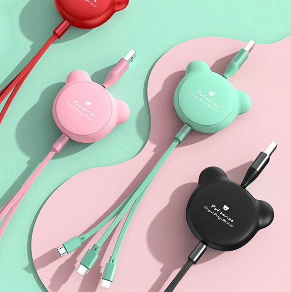 伸縮傳輸充電線