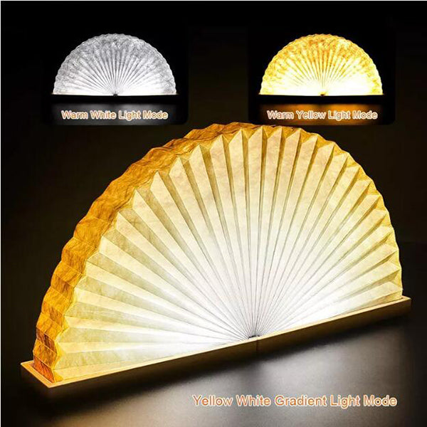 創意扇形電子燈