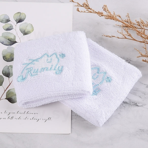 彈性棉質護腕--單色電繡