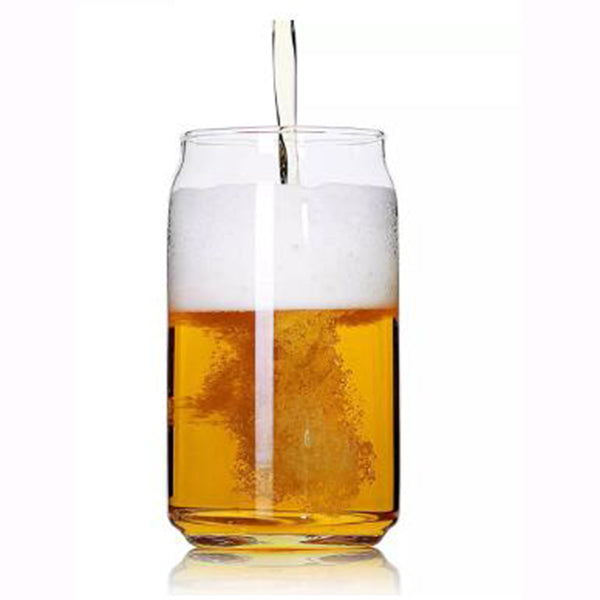 480ml木蓋玻璃吸管杯