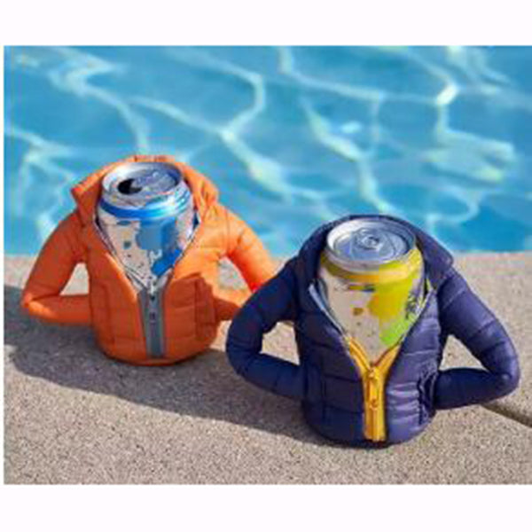 夾克造型鋁罐杯套