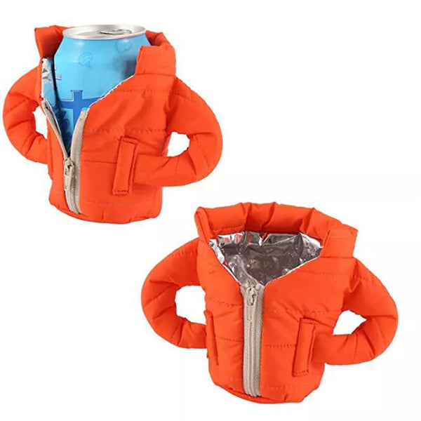 夾克造型鋁罐杯套