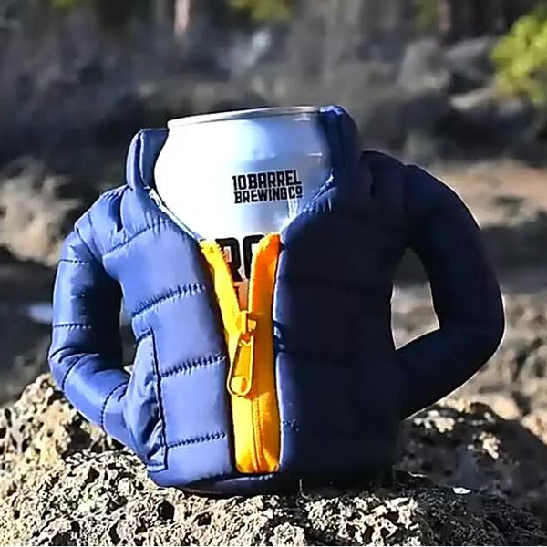 夾克造型鋁罐杯套