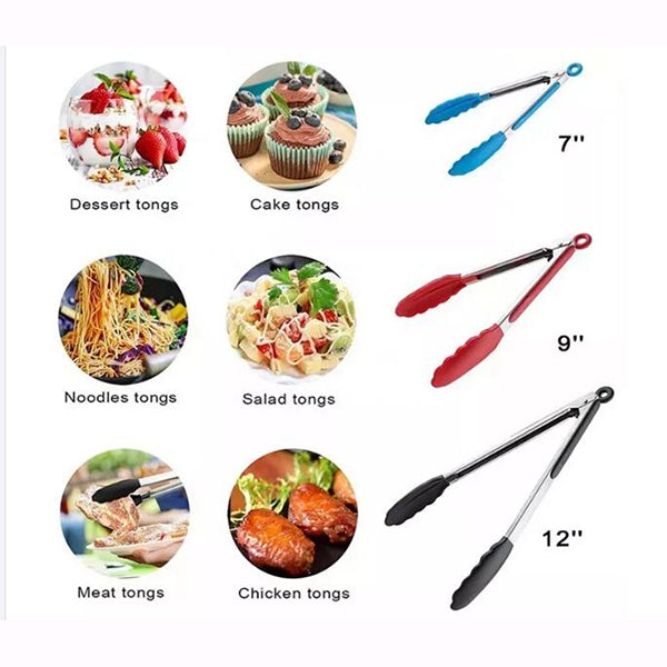 矽膠食物料理夾