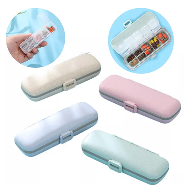 分格藥盒14x4.5cm-PP材質-可客製化印刷logo