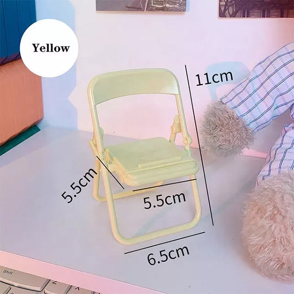 摺疊簡約少女心手機支架