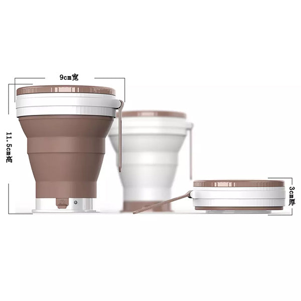 便攜可折疊矽膠杯